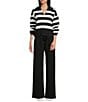 Copper Key Stripe Collared Sweater - Image 3