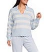Copper Key Stripe Collared Sweater - Image 1