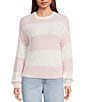 Copper Key Striped Shaker Stitch Sweater - Image 3