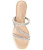 Color:Light Grey - Image 5 - Sugar Rhinestone Espadrille Platform Wedge Sandals