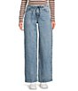 Copper Key Tie Waist Denim Pants - Image 1