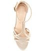 Color:Sand Gold - Image 5 - Twilight Glitter T-Strap Dress Sandals
