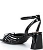 Copper Key Virgo Patent Strappy Bow Block Heel Sandals - Image 4