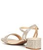 Color:Light Gold - Image 3 - Waltz Glitter Rhinestone Dress Sandals