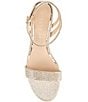 Color:Light Gold - Image 5 - Waltz Glitter Rhinestone Dress Sandals