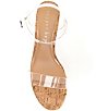 Copper Key Waltz Two Clear Ankle Wrap Block Heel Sandals - Image 5