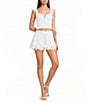 Copper Key Woven Eyelet Smocked Coordinating Top - Image 5