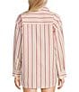 Copper Key Coordinating Woven Multi Stripe Shirt, Color:Pink Multi - Image 2