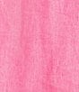 Copper Key Woven Sleeveless Coordinating Tie Front Blouse, Color:Pink - Image 4