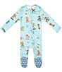 Copper Pearl Baby Boy Tanner Zip-Up Footie - Image 1