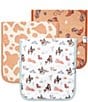 Copper Pearl Baby Boys Boone Western Print Burp Cloths 3-Pack - Image 1