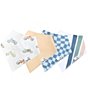 Copper Pearl Baby Boys Ryder 4-Piece Bib Set - Image 1