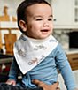 Copper Pearl Baby Boys Ryder 4-Piece Bib Set - Image 3