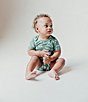 Copper Pearl Baby Boys Short Sleeve Kickoff Bamboo Bodysuit - Image 2