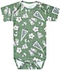 Copper Pearl Baby Boys Short Sleeve Kickoff Bamboo Bodysuit - Image 1