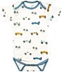 Copper Pearl Baby Boys Short Sleeve Speedster Bodysuit - Image 1