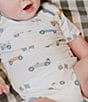 Copper Pearl Baby Boys Short Sleeve Speedster Bodysuit - Image 3