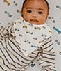 Copper Pearl Baby Boys Speedster Bib 4-Piece Set - Image 3