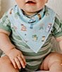 Copper Pearl Baby Boys Speedster Bib 4-Piece Set - Image 4