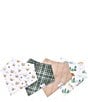 Copper Pearl Baby Boys Wilder Print 4-Pack Bib Set - Image 1