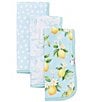 Copper Pearl Baby Girls Melody Burp Cloth Set - Image 1