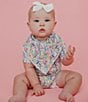 Copper Pearl Baby Girls Bandana Bib Set - Image 2