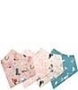 Copper Pearl Baby Girls Cheyenne Western Print Bandana Bibs 4-Pack - Image 1