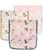 Copper Pearl Baby Girls Cheyenne Western Print Burp Cloths 3-Pack - Image 1
