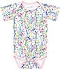 Copper Pearl Baby Girls Short Sleeve Bodysuit - Image 1