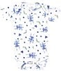 Copper Pearl Baby Girls Short Sleeve Bodysuit - Image 1