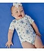 Copper Pearl Baby Girls Short Sleeve Bodysuit - Image 3