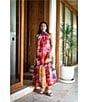 COREY LYNN CALTER Avalon Floral Organza Halter Neck A-Line Ruffle Hem Sleeveless Dress, Color:Multi - Image 4