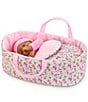 Color:Floral - Image 1 - Floral Print Carry & Sleeping Bed for 12#double; Baby Doll