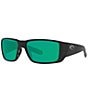 Color:Black - Image 1 - Blackfin Pro Wrap 60mm Sunglasses