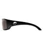 Color:Matte Black - Image 2 - Blackfin UVA and UVA Protection Polarized Wrap Sunglasses