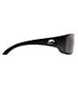 Color:Matte Black - Image 4 - Blackfin UVA and UVA Protection Polarized Wrap Sunglasses