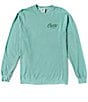 Color:Light Green - Image 2 - Catch Bass Long Sleeve Graphic T-Shirt