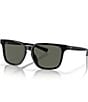 Color:Black - Image 1 - del Mar Men's 6S201353-P Kailano 53mm Square Polarized Sunglasses