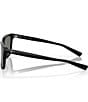 Color:Black - Image 3 - del Mar Men's 6S201353-P Kailano 53mm Square Polarized Sunglasses