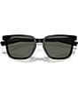 Color:Black - Image 5 - del Mar Men's 6S201353-P Kailano 53mm Square Polarized Sunglasses