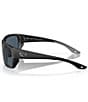 Color:Black/Grey - Image 3 - Del Mar Men's 6S9113 60mm Polarized Rectangular Sunglasses
