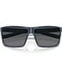Color:Grey Gradient - Image 5 - del Mar Men's Rectangular Polarized Sunglasses