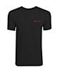 Color:Black - Image 2 - Emblem Bass Short Sleeve Tubular-Knit Graphic T-Shirt