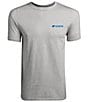 Color:Grey Heather - Image 2 - Emblem Marlin Short Sleeve Tubular Knit Graphic T-Shirt