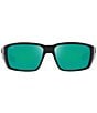 Color:Black Green - Image 2 - Fantail Pro 580g Wrap 60mm Sunglasses
