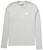 Costa Long Sleeve Ready For Action T-Shirt, Color:Silver - Image 2