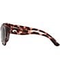 Color:Pink Multi - Image 3 - Maya Cat Eye Polarized Sunglasses