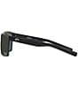 Color:Shiny Black/Grey - Image 3 - Men's 6S9018 Rincon Crystal 63mm Rectangle Polarized Sunglasses