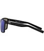 Color:Black/Blue - Image 3 - Men's 6S9018 Rincon Mirrored 63mm Rectangle Polarized Sunglasses