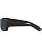 Color:Blackout/Grey - Image 3 - Men's 6S9024 Cat Cay 61mm Rectangle Polarized Sunglasses
